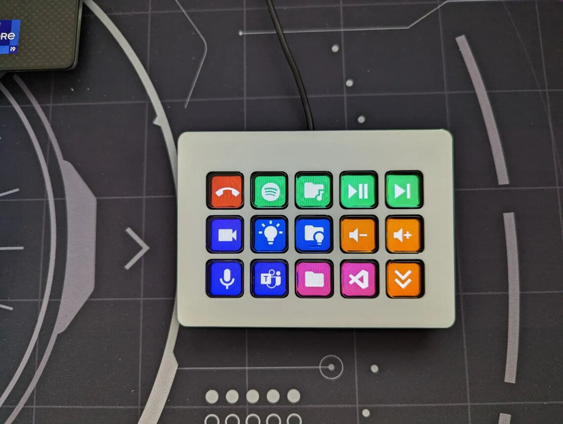 Elgato Stream Deck MK1 Face Plate 15 Keys - Stand