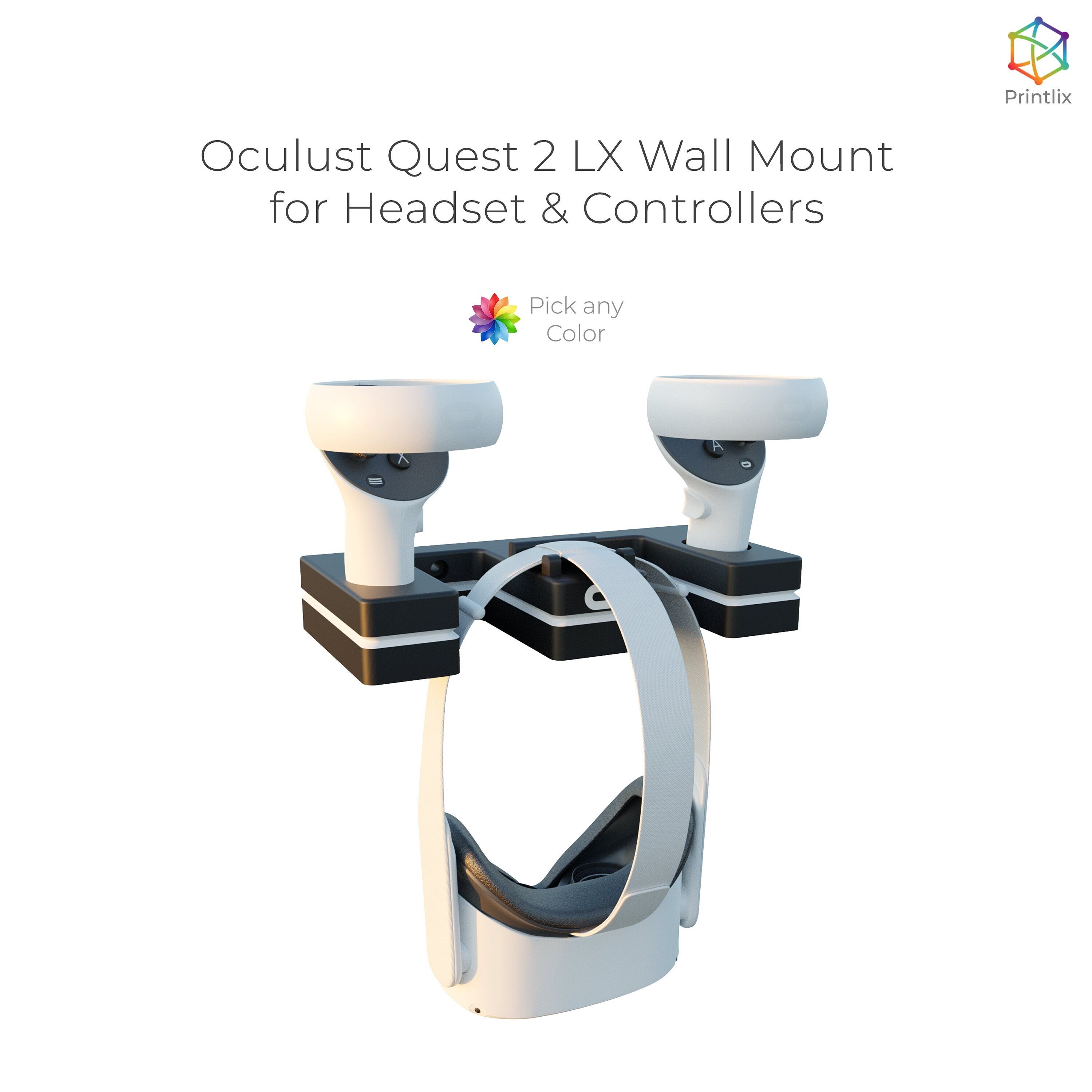 Oculus Quest 2 LX Wall Mount for Headset and Controllers