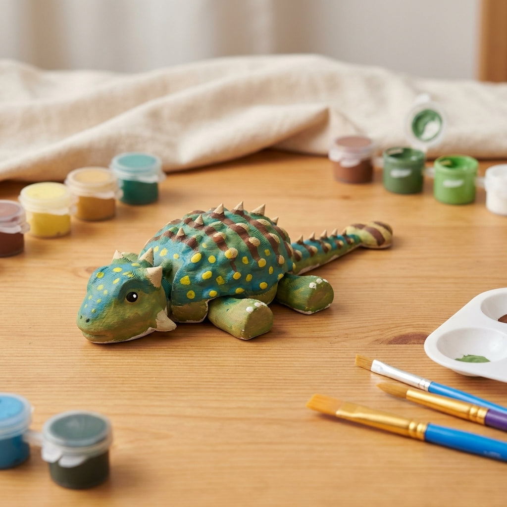 Painted ankylosaurus