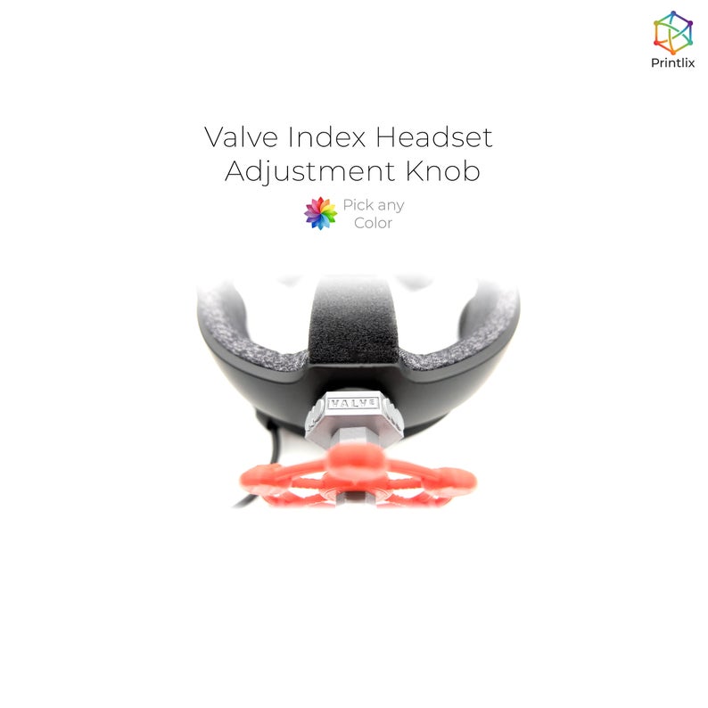 Valve Index Headset Adjustment Knob - PLA 3D Printed