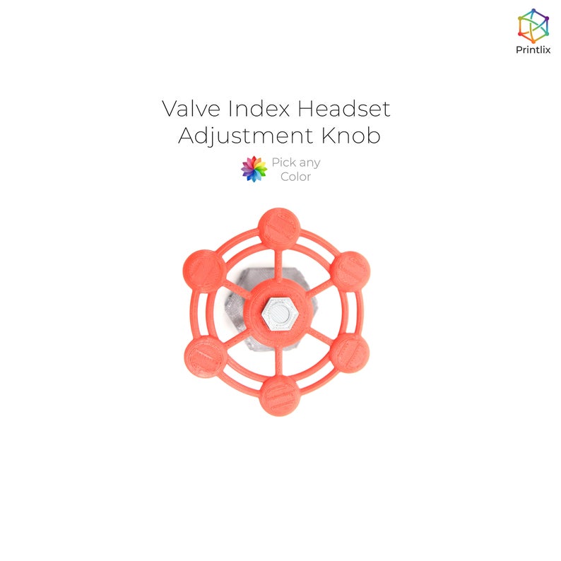 Valve Index Headset Adjustment Knob - PLA 3D Printed