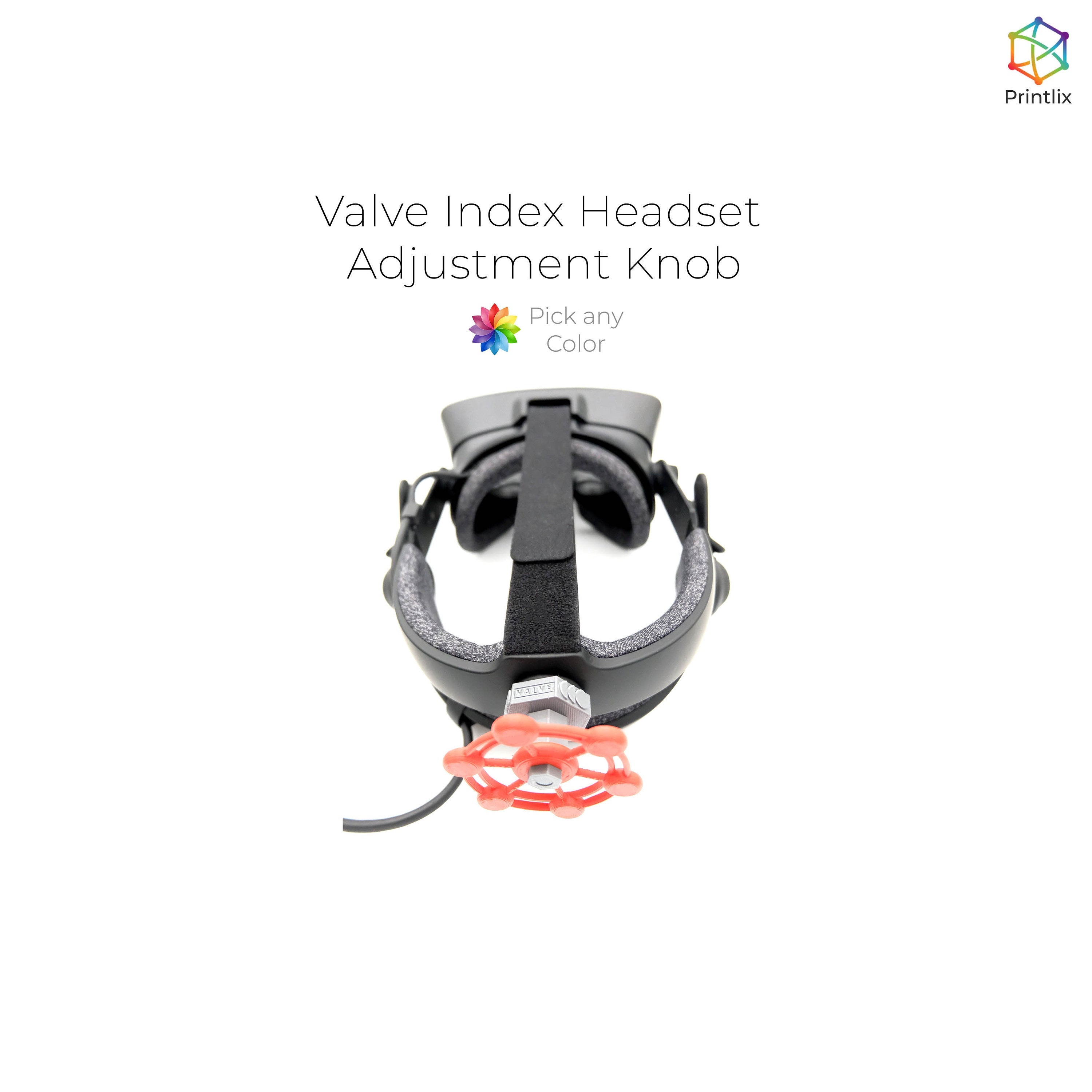 Valve Index Headset Adjustment Knob - PLA 3D Printed