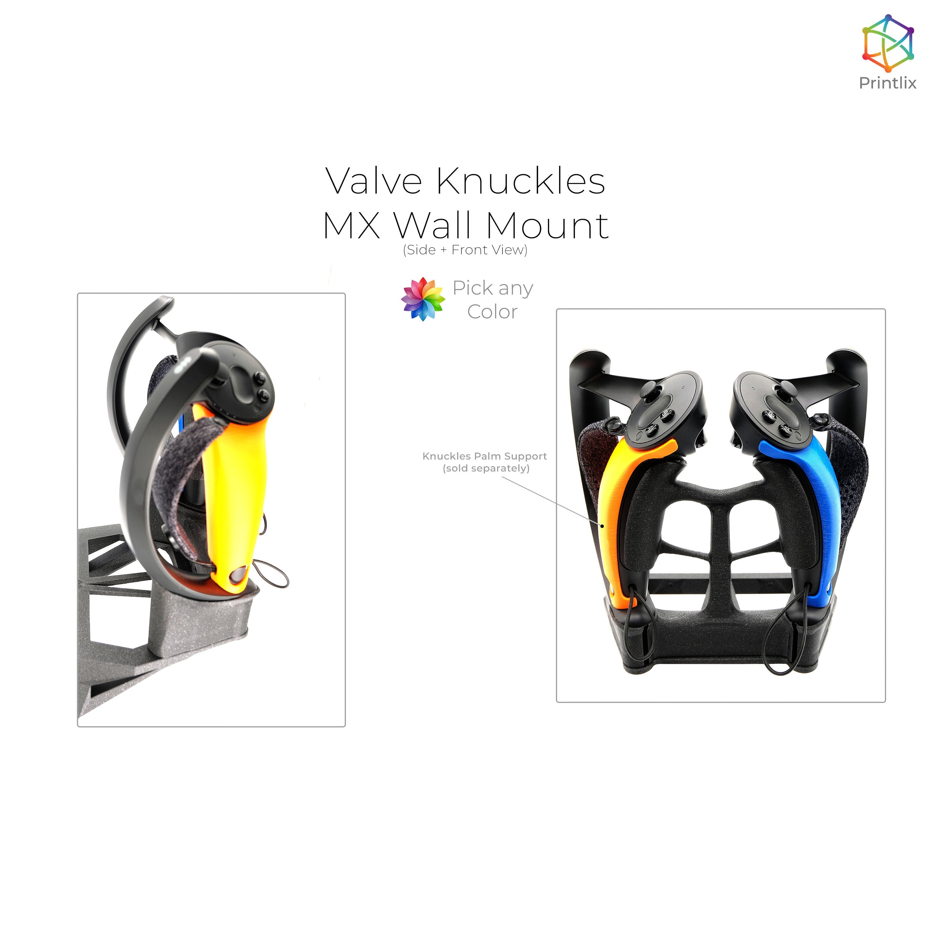 Valve Index Knuckles MX Wall Mount Knuckles Charging Stand