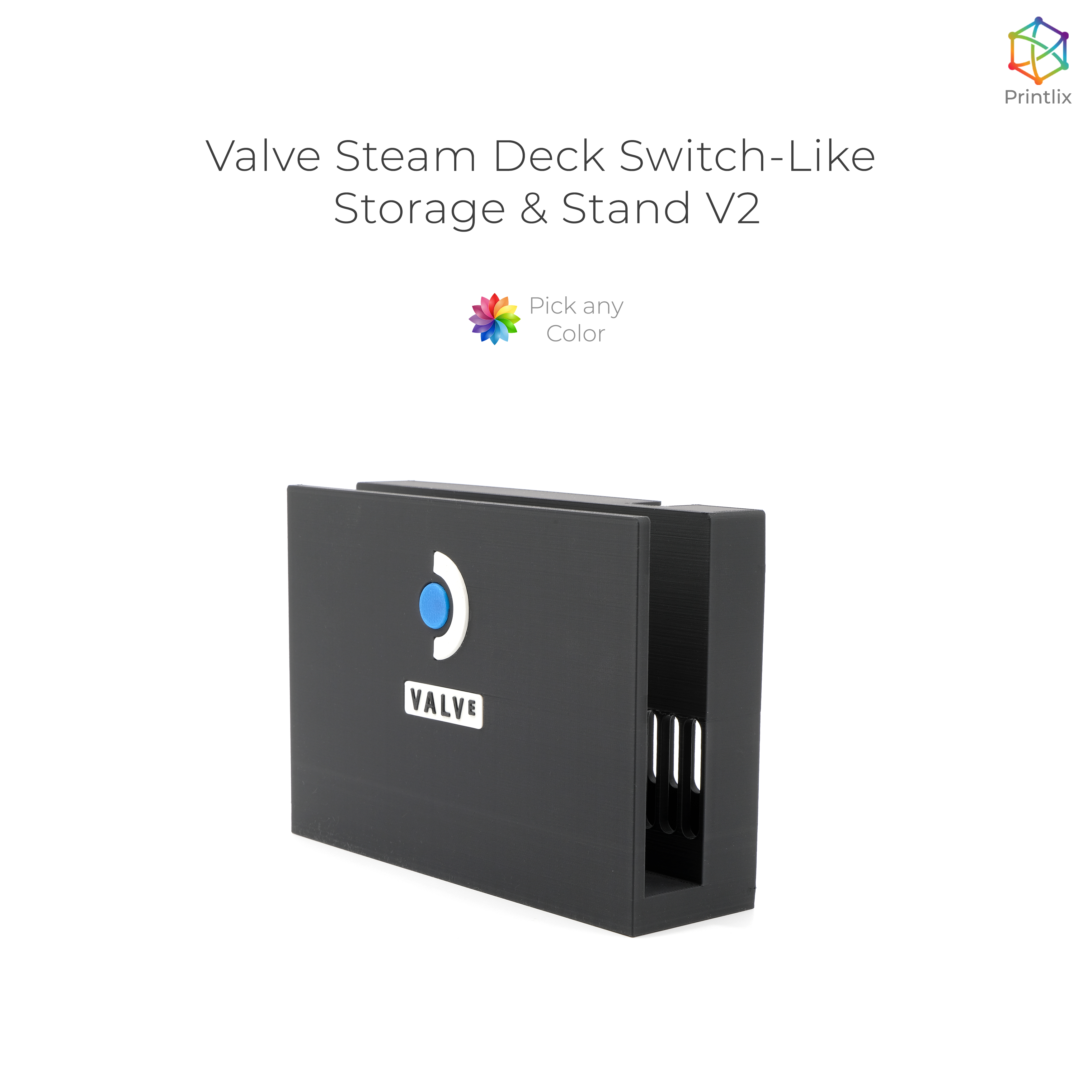 Steam Deck Switch-Like Storage & Stand V2