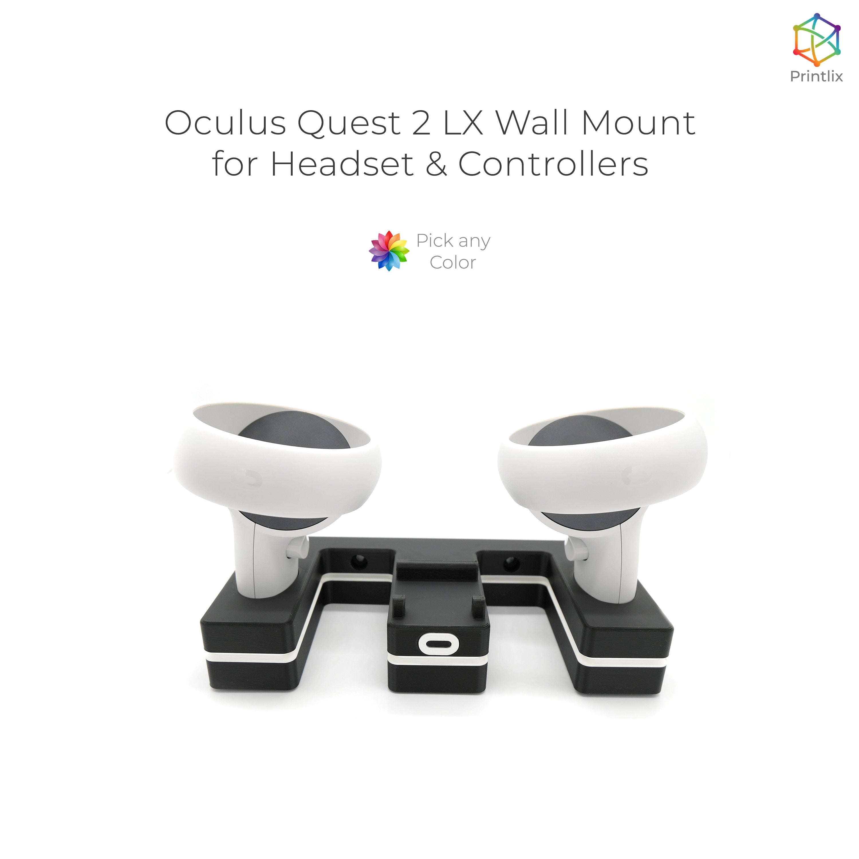 Oculus Quest 2 LX Wall Mount for Headset and Controllers