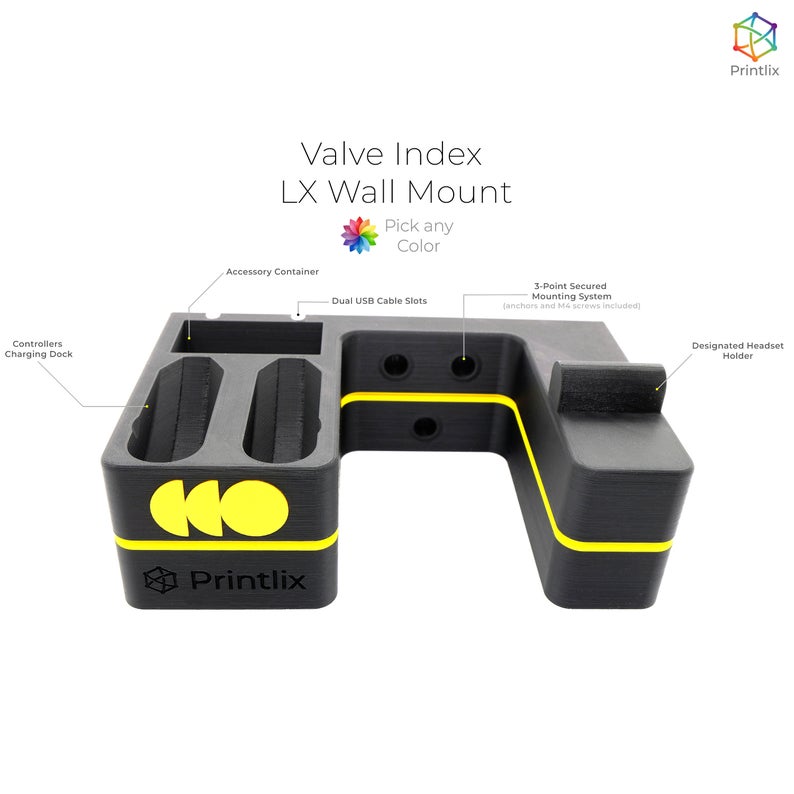 Canada positur backup Valve Index LX Wall Mount- PLA 3D Printed